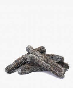 Pacific Lifestyle Ceramic Wood Effect Logs 4 Pieces