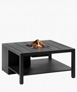 Alternative view of Pacific Lifestyle Cosiflow 100 Square Anthracite Fire Pit Table