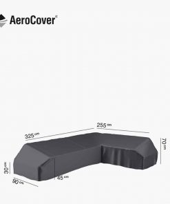 Pacific Lifestyle Platform Aerocover Left Hand 325x255x90xH30/45/70cm high