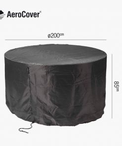 Pacific Lifestyle Garden Set Aerocover Round 200 x 85cm high