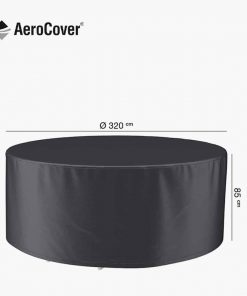 Pacific Lifestyle Garden Set Aerocover Round 320 x 85cm high