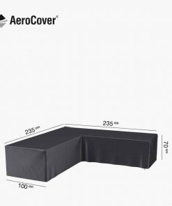 Pacific Lifestyle Lounge Set Aerocover L-Shape 235 x 235 x 100 x 70