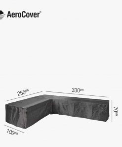Pacific Lifestyle Lounge Set Aerocover Right Hand L-Shape 330 x 255 x 100 x 70