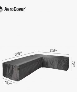 Pacific Lifestyle Lounge Set Aerocover Left Hand L-Shape 330 x 255 x 100 x 70