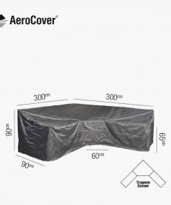 Pacific Lifestyle Lounge Set Aerocover Trapeeze 300x300x90x65x90cm
