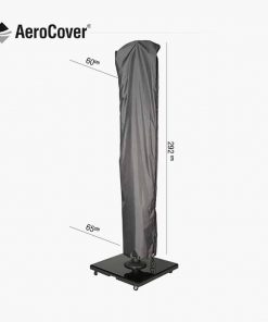 Pacific Lifestyle Free Arm Parasol Aerocover 292 x 60/65cm