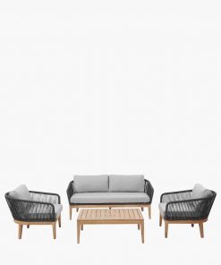 Pacific Lifestyle Honolulu Lounge Set Grey