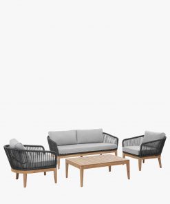 Pacific Lifestyle Honolulu Lounge Set Grey