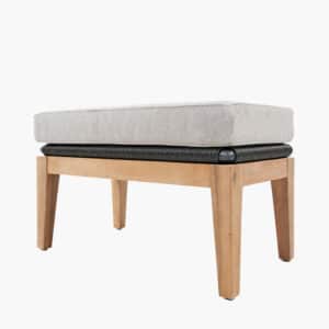 Pacific Lifestyle Honolulu Footstool Grey