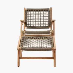 Pacific Lifestyle Sesto Lounge Chair and Hocker Set