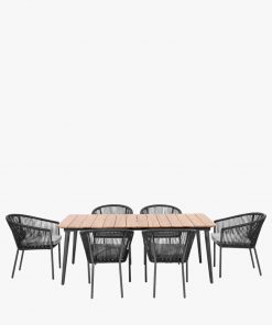 Pacific Lifestyle Reims Dining Set Grey