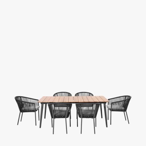 Pacific Lifestyle Reims Dining Set Grey
