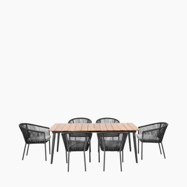 Pacific Lifestyle Reims Dining Set Grey