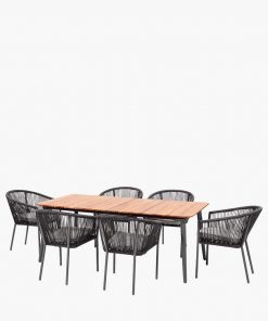 Pacific Lifestyle Reims Dining Set Grey