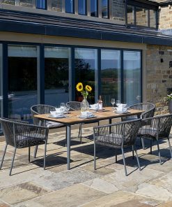 Pacific Lifestyle Reims Dining Set Grey