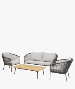 Pacific Lifestyle Reims Lounge Set Grey