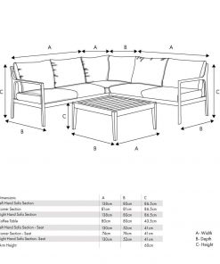 Pacific Lifestyle Malta Corner Set