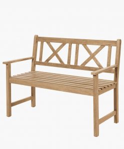 Pacific Lifestyle Cambridge Light Teak 2 Seater Acacia Wood Bench