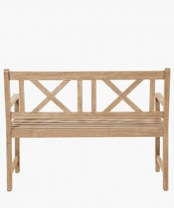 Pacific Lifestyle Cambridge Light Teak 2 Seater Acacia Wood Bench
