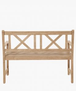 Pacific Lifestyle Cambridge Light Teak 3 Seater Acacia Wood Bench