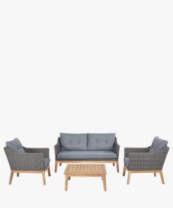 Pacific Lifestyle Larissa Lounge Set Kubu Grey