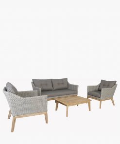 Pacific Lifestyle Larissa Lounge Set Light Kubu Grey
