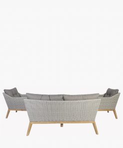 Pacific Lifestyle Larissa Lounge Set Light Kubu Grey