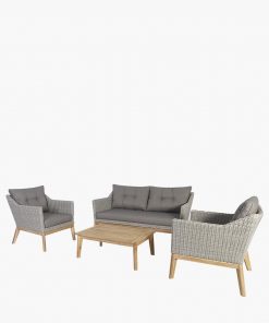 Pacific Lifestyle Larissa Lounge Set Light Kubu Grey