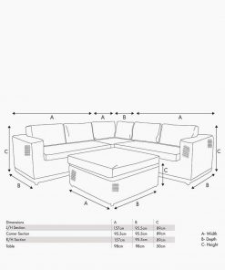 Pacific Lifestyle Tuscany Corner Set