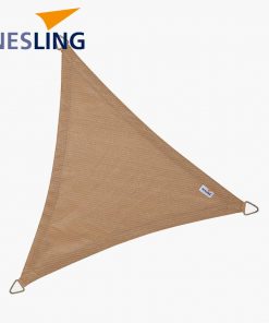 Pacific Lifestyle 3.6m Triangle Shade Sail Sand