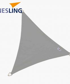 Pacific Lifestyle 5m Triangle Waterproof Shade Sail Grey