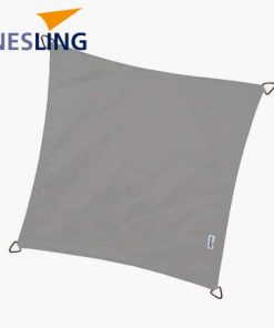Pacific Lifestyle 5m Square Waterproof Shade Sail Grey