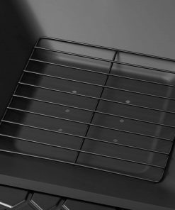 Tepro Large Glenview Black Square Log Fire Pit