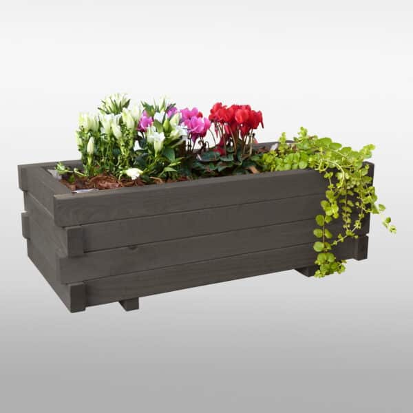 Promex Grey Garden Flower Box Trough