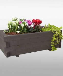 Promex Grey Garden Flower Box Trough