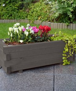 Promex Grey Garden Flower Box Trough