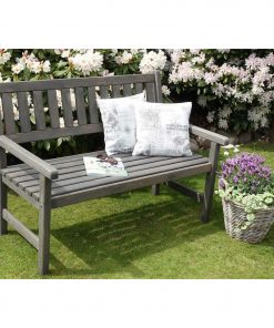 Promex Grey Johanna 2-Seater Garden Bench