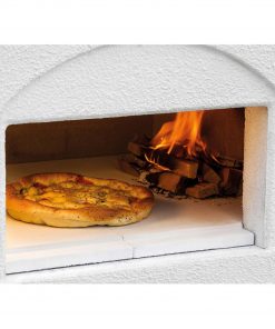 Palazzetti Gargano 3 Masonry Barbecue with Wood Fired Oven and Grey Worktop