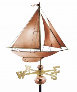 Espira Racing Sloop Farmhouse Copper Weathervane