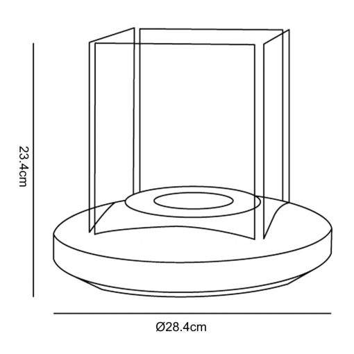 TecnoAir Lione Bioethanol Eco Lantern