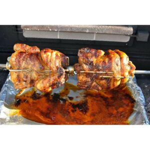 Callow Battery Operated Universal BBQ Rotisserie Kit - 36 inch