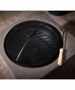 Callow Premium Wood Burning Stone Fire Pit and Patio Heater