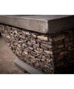 Callow Premium Wood Burning Stone Fire Pit and Patio Heater