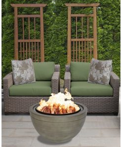 Callow County Deluxe Wood Firepit with Spark Guard, Poker and BBQ Grill