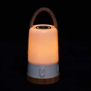 WildLand Portable Rechargeable Lantern with Colour Changing LED Light and Bluetooth Speaker