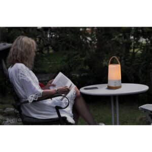 WildLand Portable Rechargeable Lantern with Colour Changing LED Light and Bluetooth Speaker