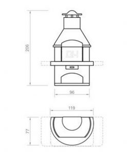 Callow Rondo Dark Masonry BBQ