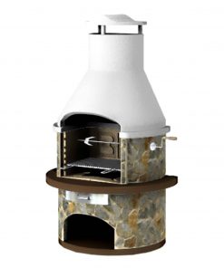 Callow Rondo Modern Masonry Charcoal BBQ Grill