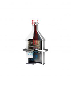 Callow Rondo Steel Masonry Charcoal BBQ
