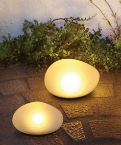 Callow Large Solar LED Stone Light